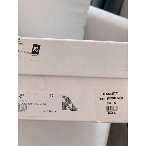 Chloe Candice sandals in Eternal Grey size 37 - Picture 11 of 11